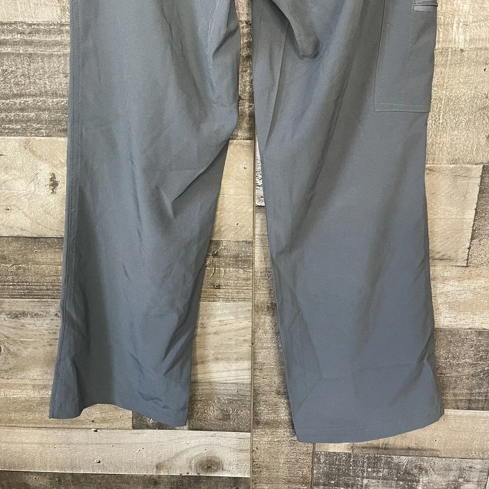 Activate Med Couture Scrub Pants Womens Pewter Gray 4 Way Stretch Size S